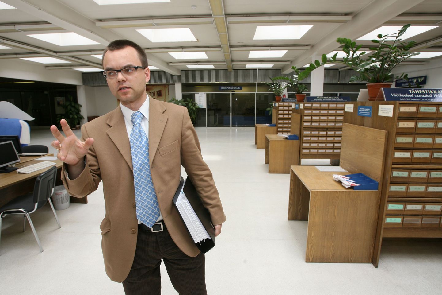 Tartu Ülikooli raamatukogu direktor Martin Hallik. 1. novembrist saab temast ülikooli õppeprorektor.