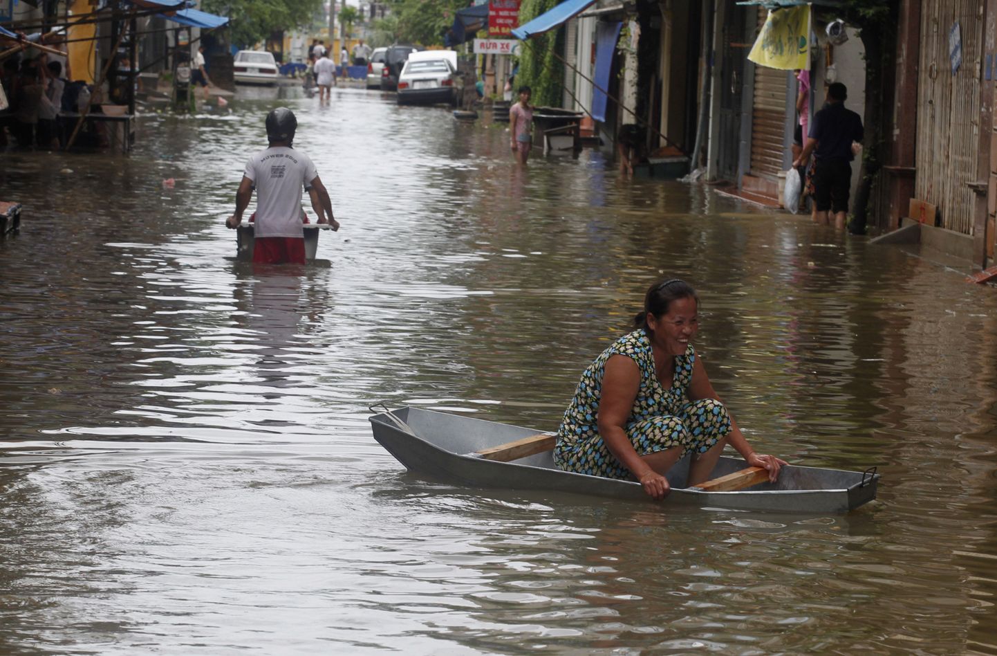 Üleujutus Vietnami pealinnas Hanois.