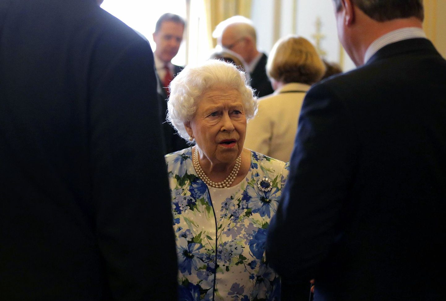 Briti kuninganna Elizabeth II kohtumisel peaminister David Cameroniga.