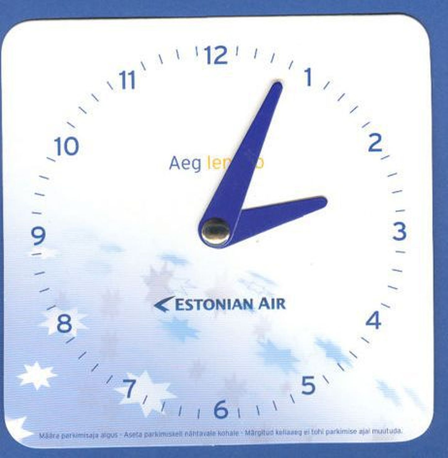 Estonian Airi tunnuslause - Aeg lendab - sai pühapäevast täiesti uue tähenduse.