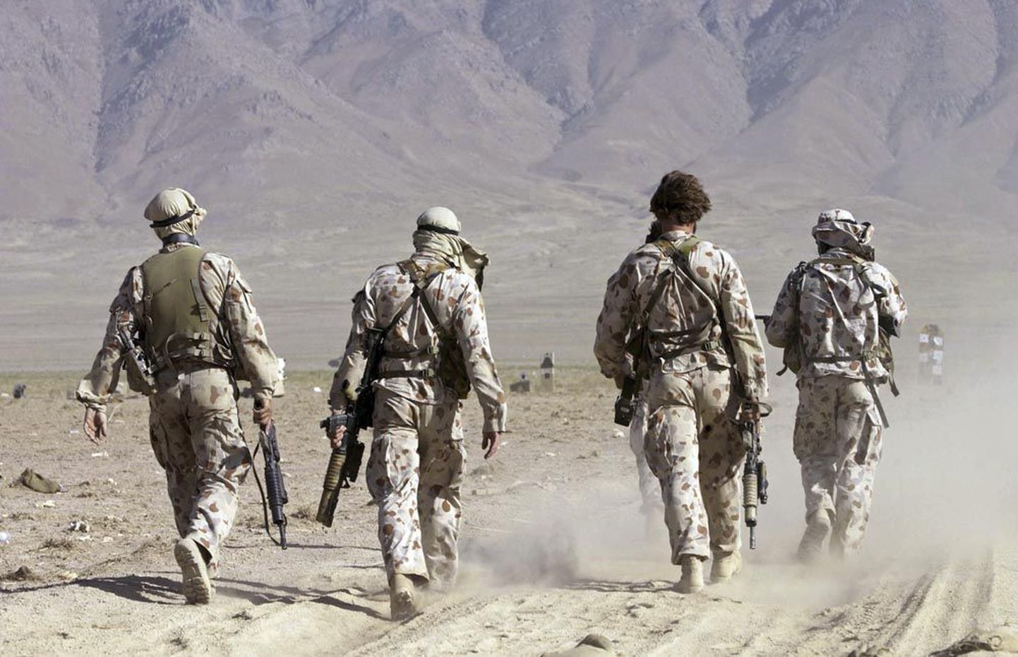 Austraalia sõjaväe eriüksuslased Afganistanis 2002. aastal.