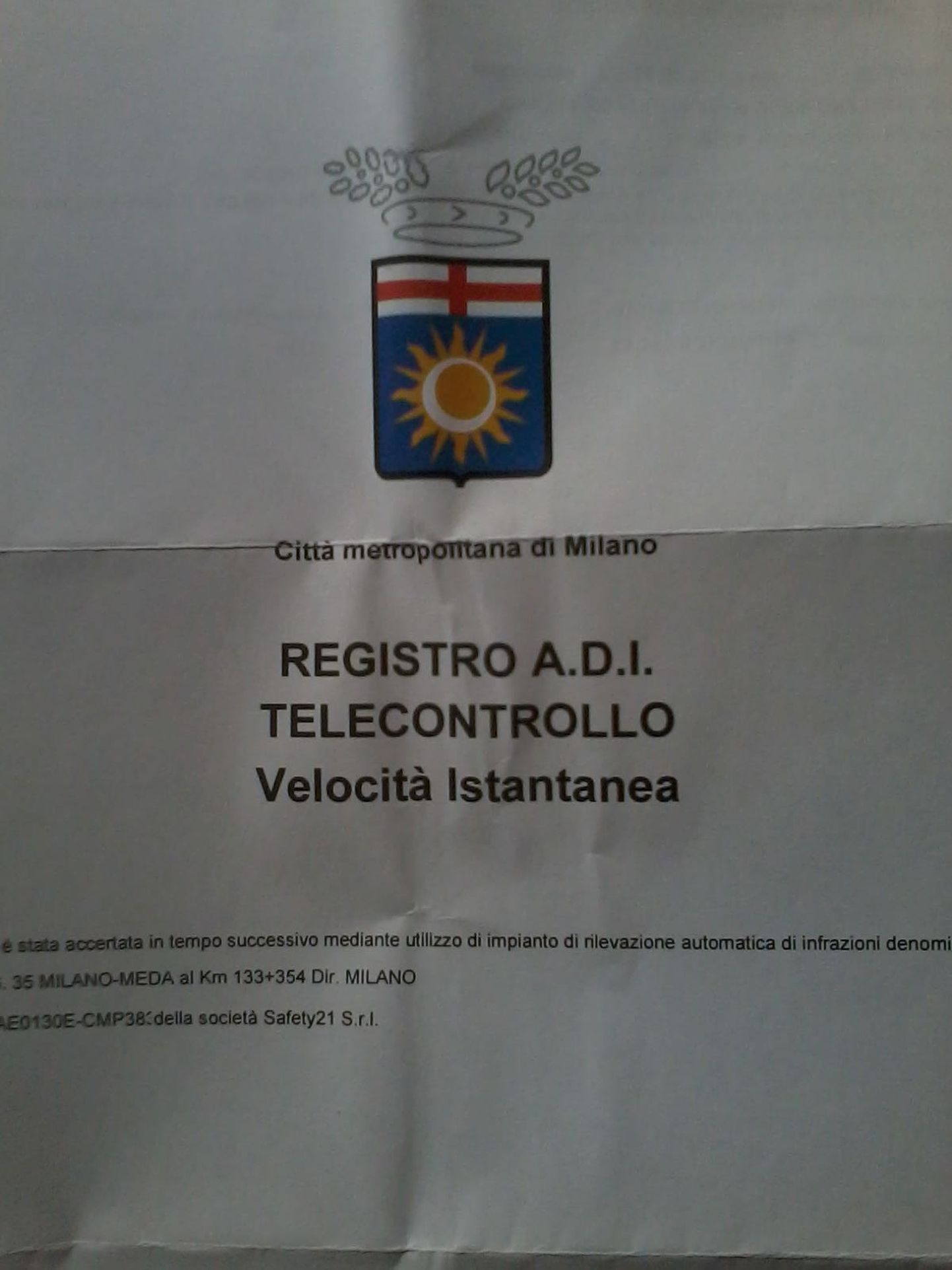 Itaaliast laekunud kiri nõuab Eesti mehelt trahvi tasumist.