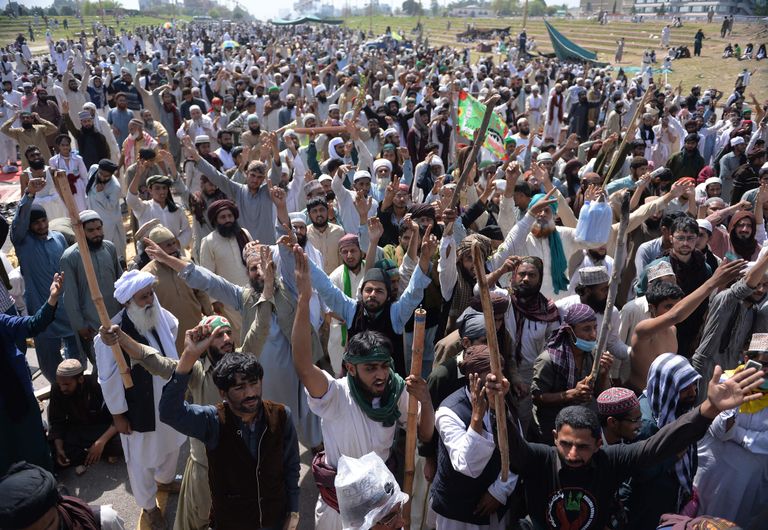Islamistide meeleavaldus Pakistani pealinnas. Foto: Scanpix