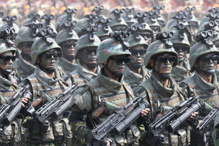 Põhja-Korea eriüksuse sõdurid