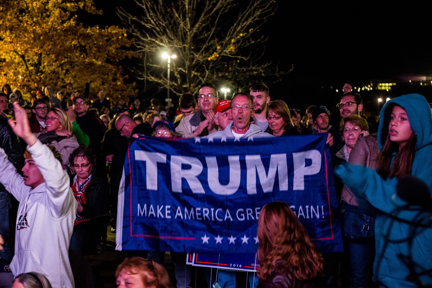 Donald Trumpi toetajad Pennsylvanias tänavu novembri alguses.