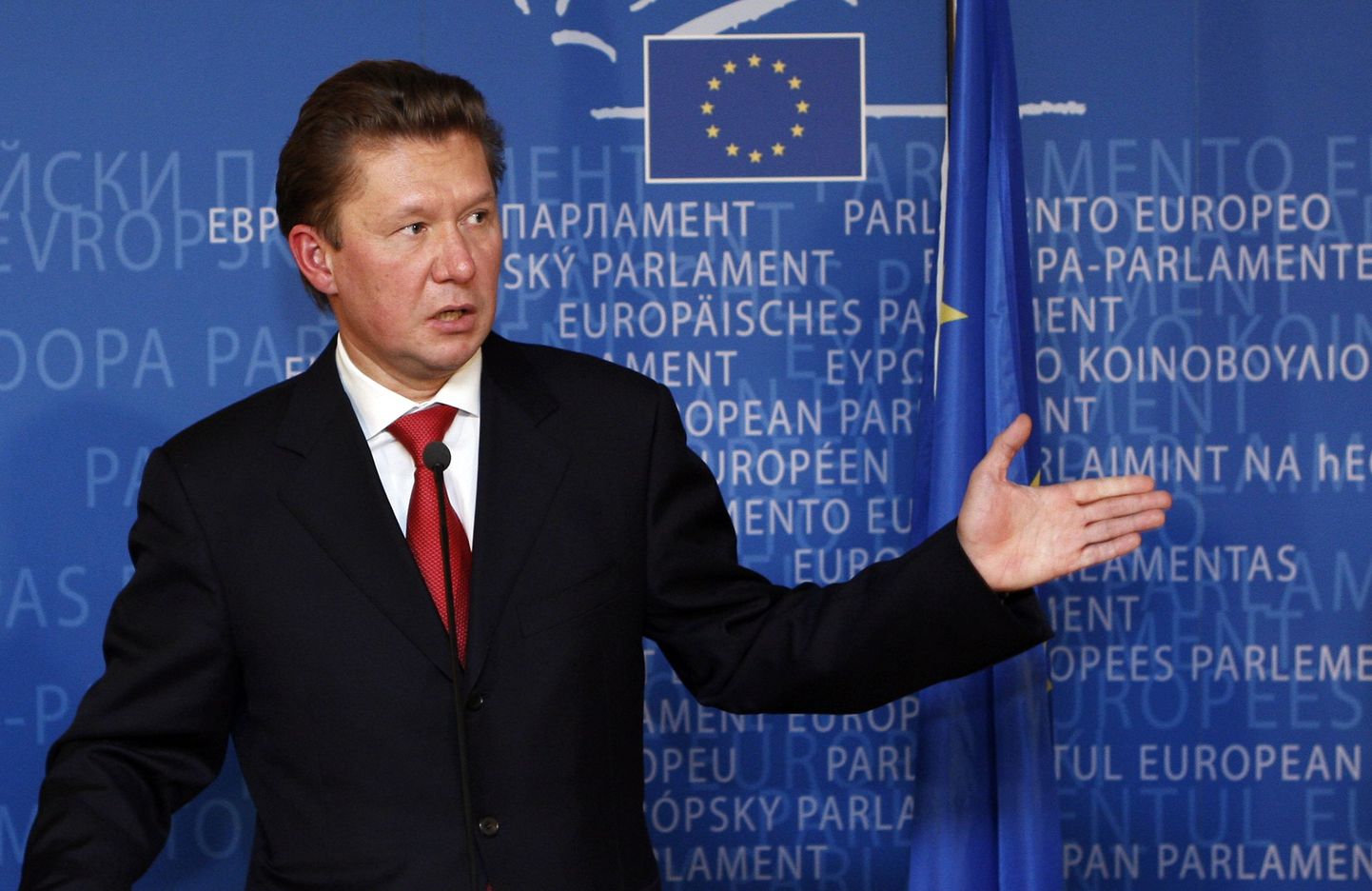 Gazpromi juhatuse esimees Aleksei Miller eile Brüsselis