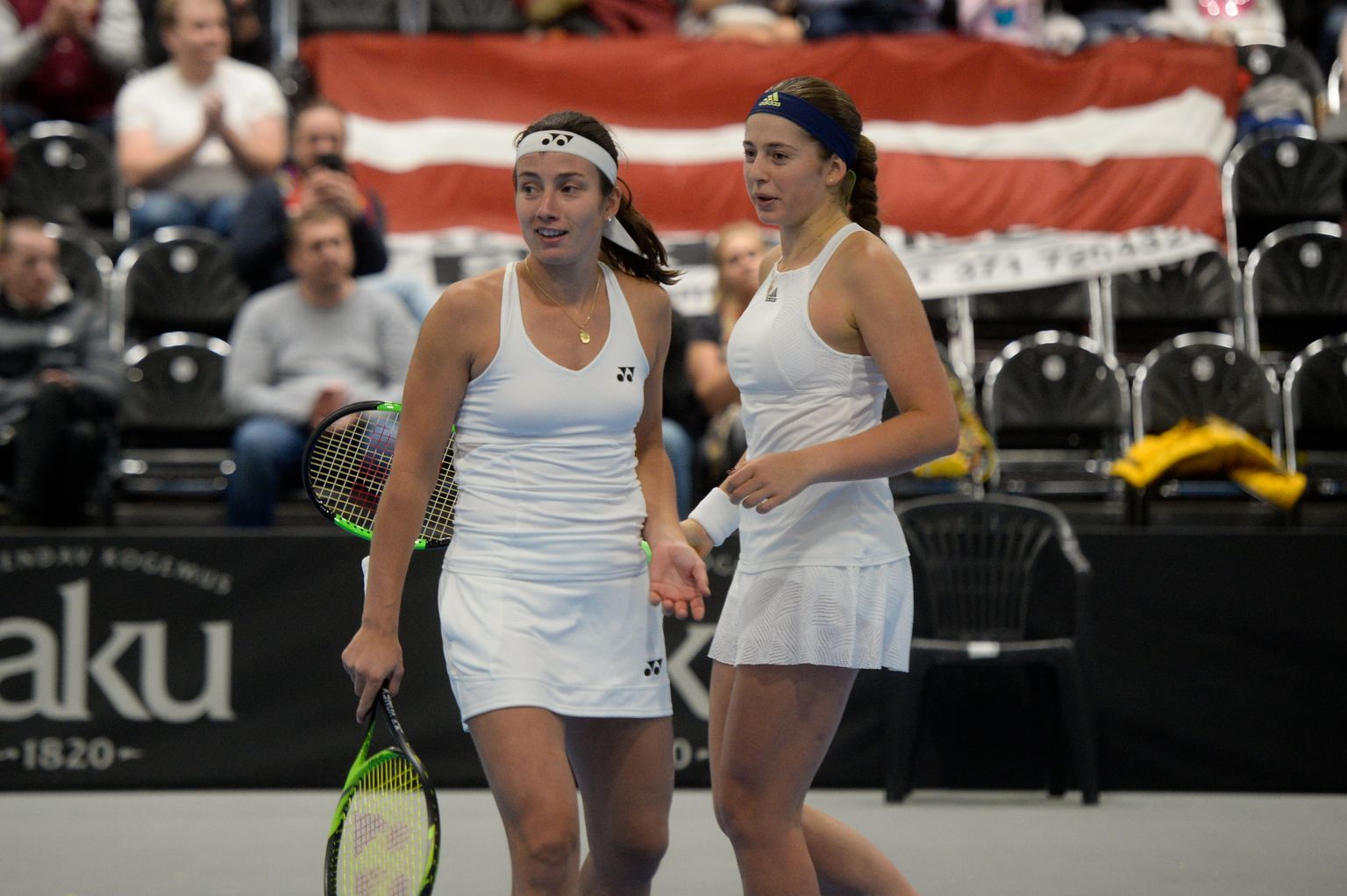 Anastasija Sevastova un Aļona Ostapenko