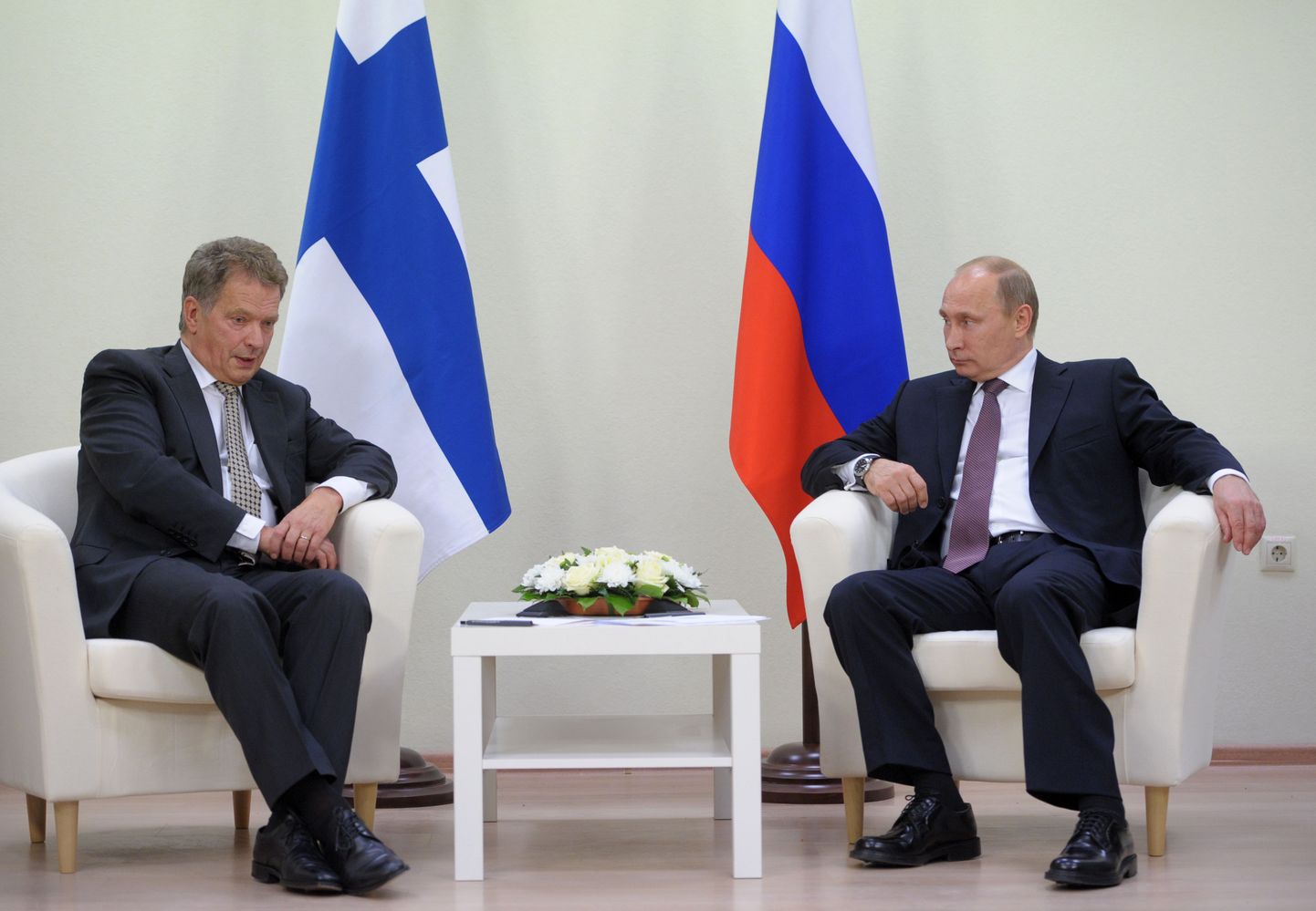 Vladimir Putini ja Sauli Niinistö kohtumine 2013. aastal.