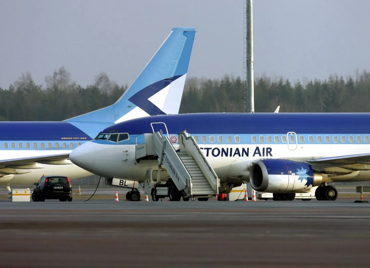 Пассажирский самолет Estonian Air