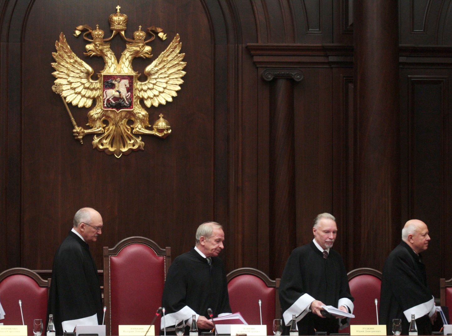 Vene konstitutsioonikohtu liikmed.