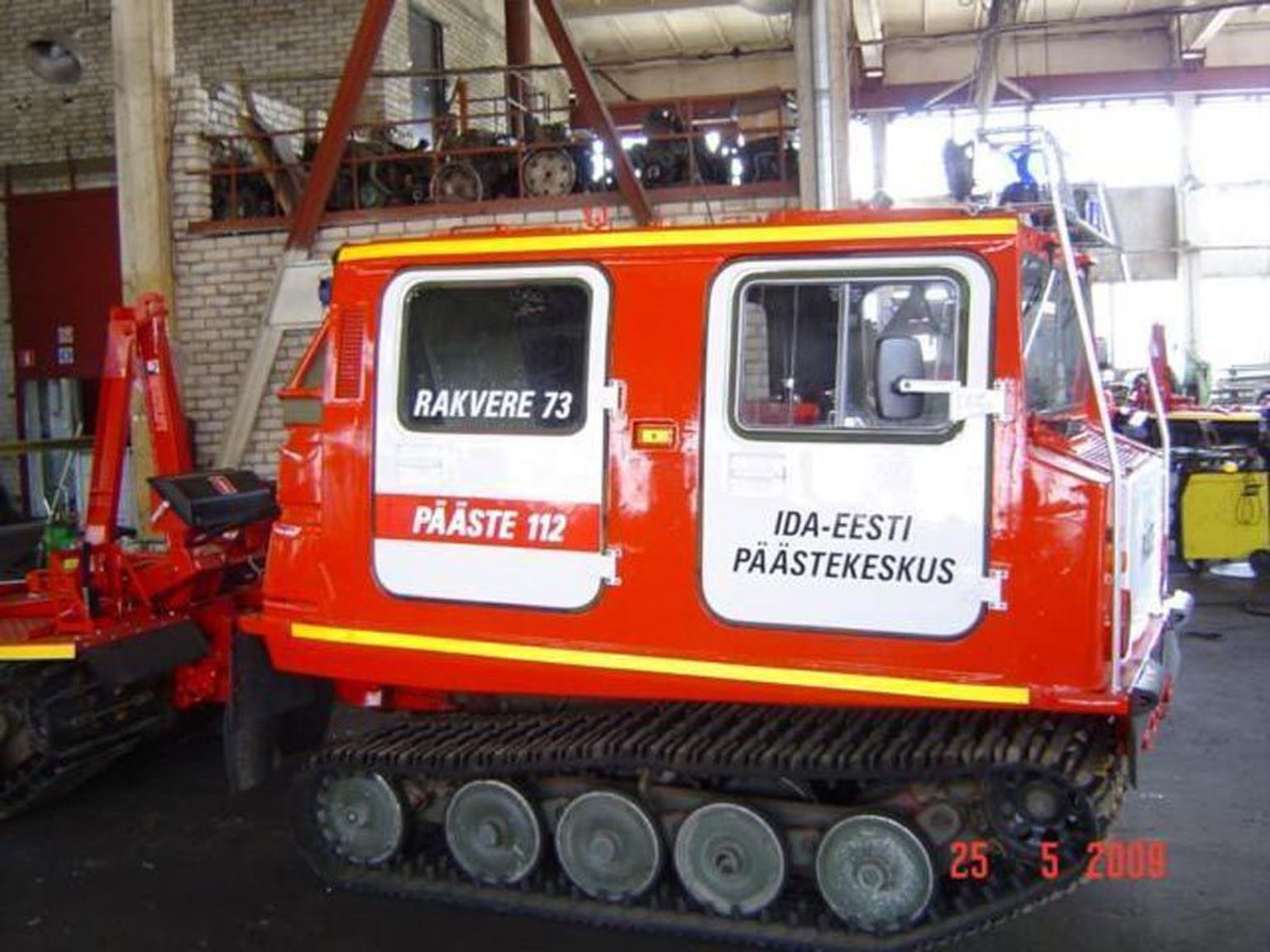 Metsa-Tõnni ehk pääste roomik-konteinerauto vaderiks on teenekas päästetöötaja Tõnis Pajo.