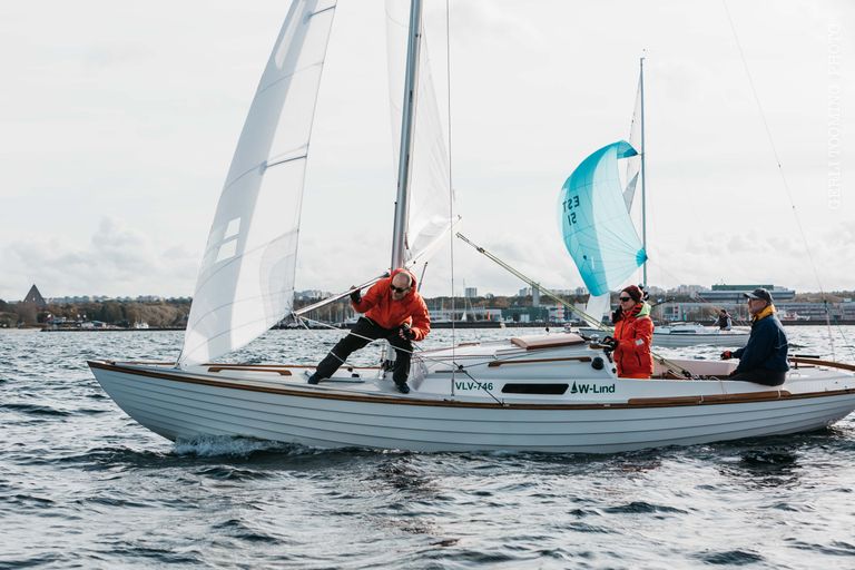 Folkboot W-Lind, kapten Tiit Riisalo, Kalevi Jahtklubi - SEIKO CUP - Hooaja Lõpuvõistlus Kalevi Jahtklubis 10.10.2020