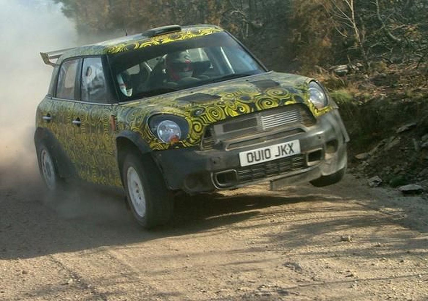 Ott Tänak Mini WRC-ga kihutamas.