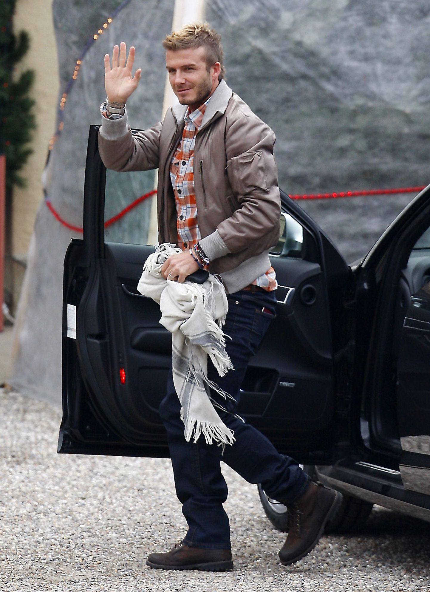 David Beckham saabumas  AC Milani treeningkeskusse
