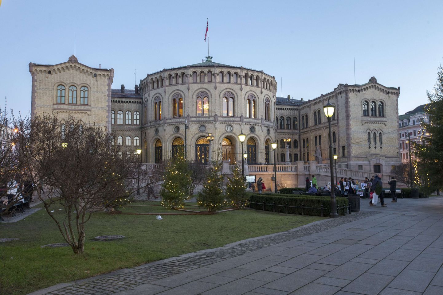 Norra parlamendihoone Oslos oli üks kohtadest, mida salaja jälgiti.