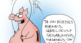 Päeva karikatuur: minister Simsoni tõekspidamised majandusest
