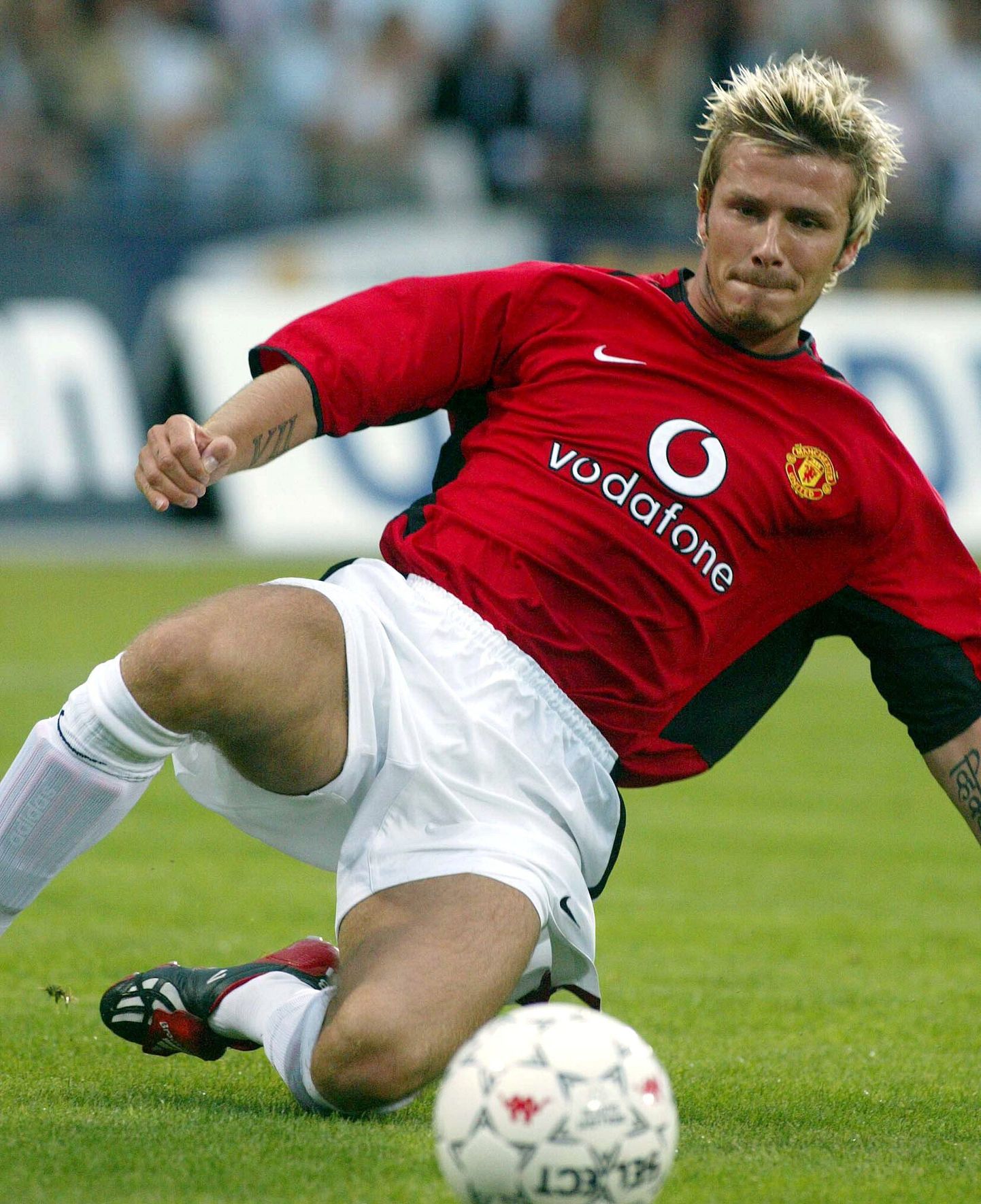 David Beckham Manchester Unitedi särgis.