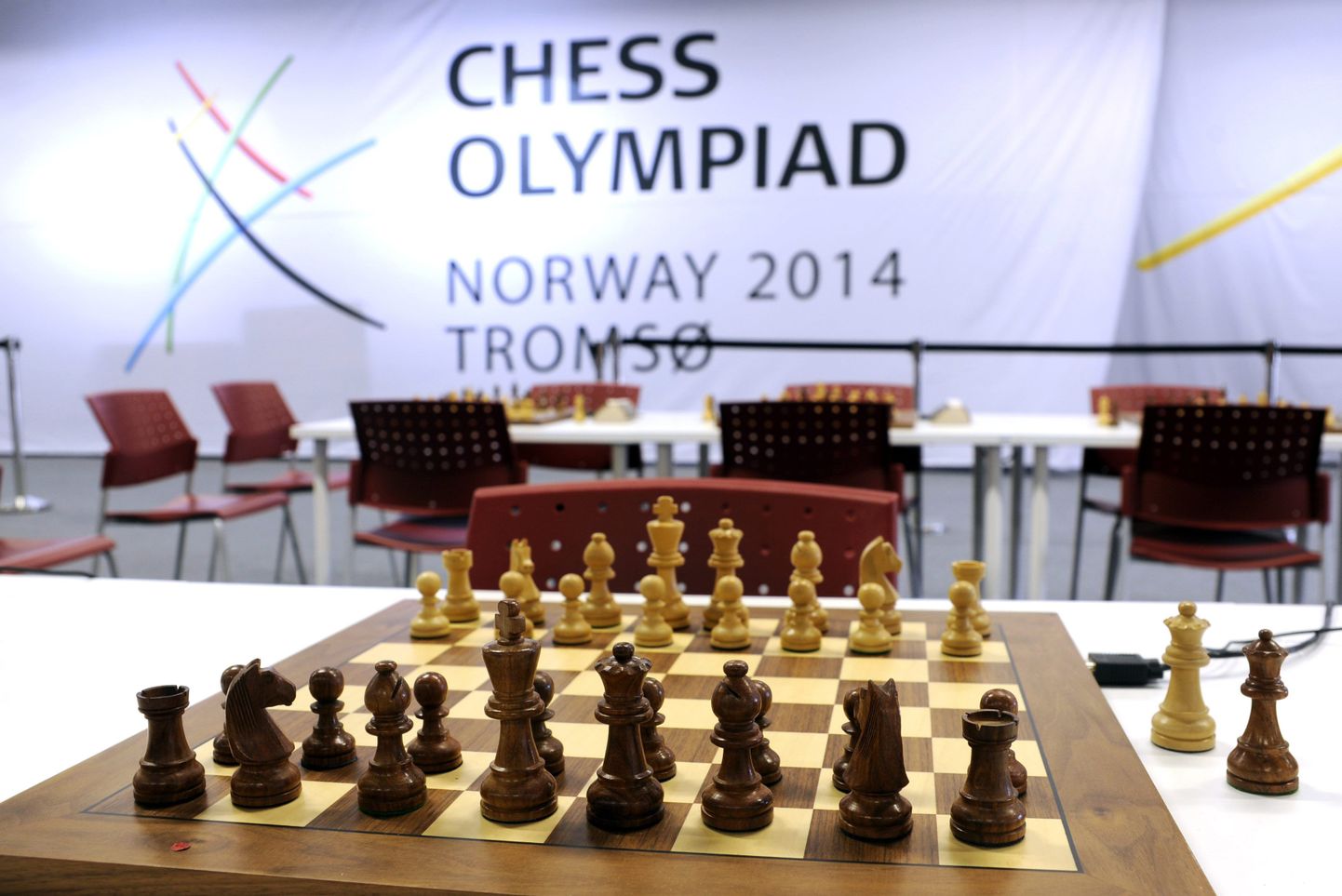 Шахматная Олимпиада в Норвегии.