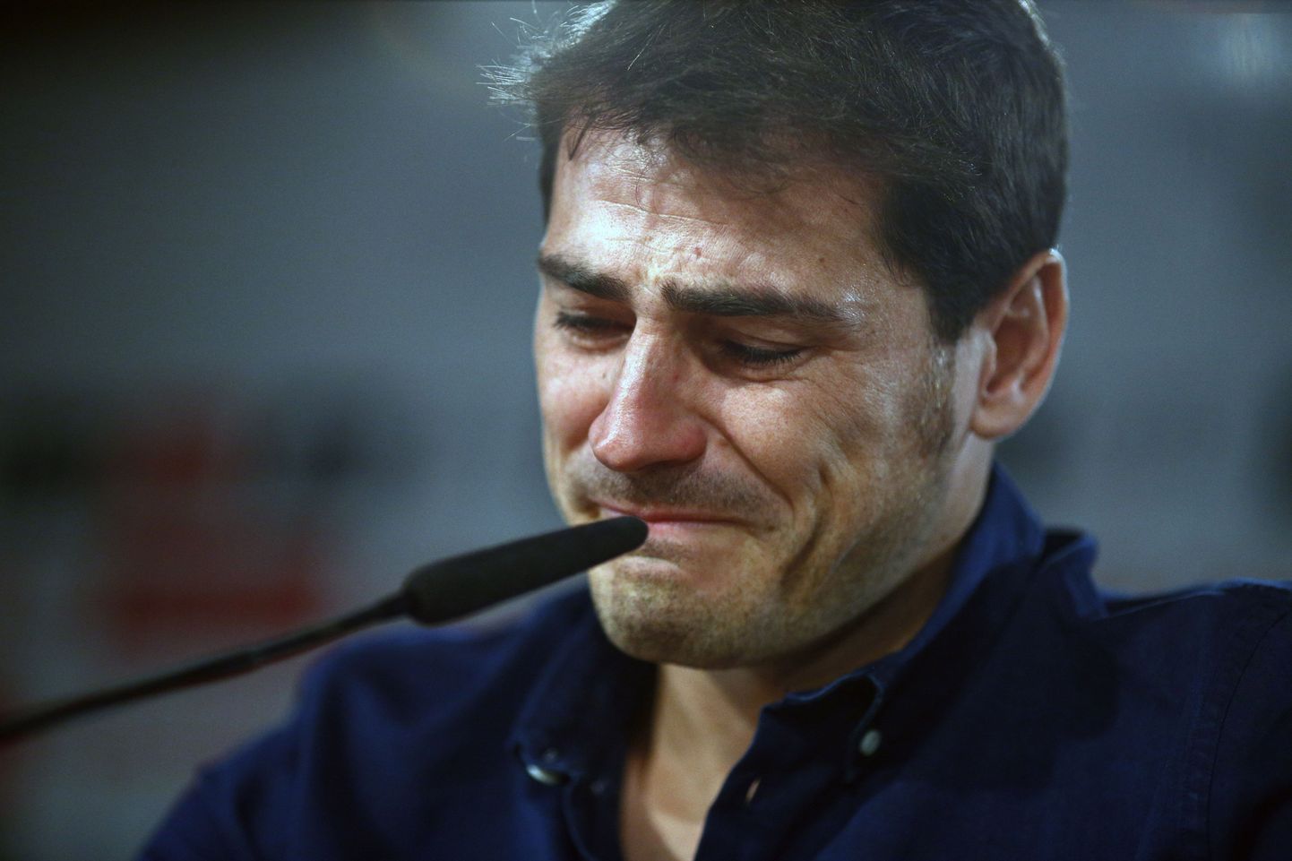 Iker Casillas eilsel pressikonverentsil.