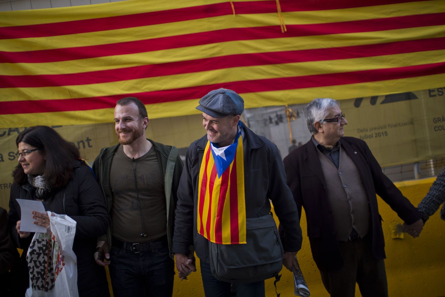 Kataloonia iseseisvuse pooldajad korraldasid nädalavahetusel Barcelonas meeleavalduse.