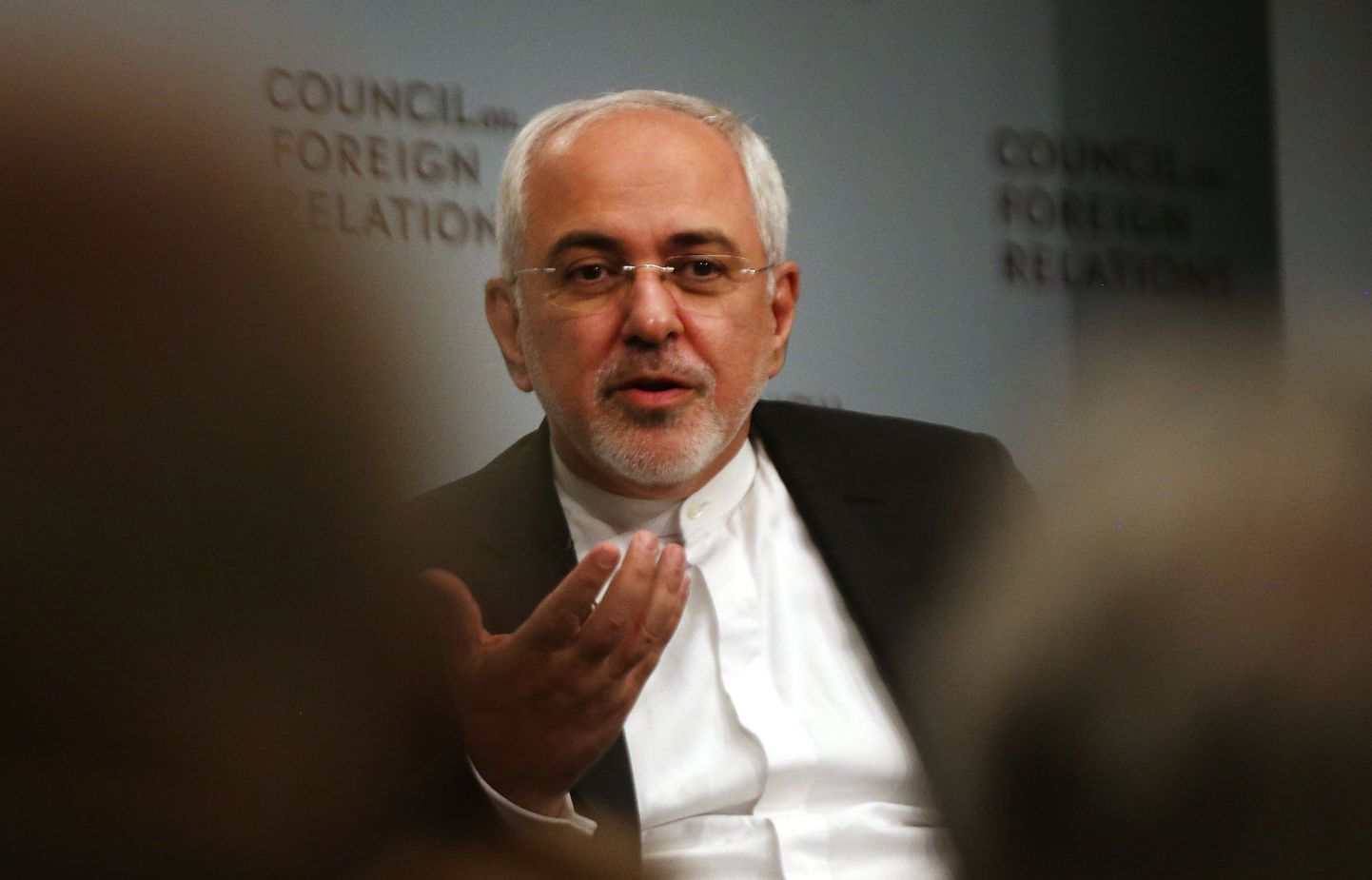 Iraani välisminister Mohammad Javad Zarif 17. juulil New Yorgis USA mõttekoja Välissuhete Nõukogu (Council of Foreign Relations)üritusel.