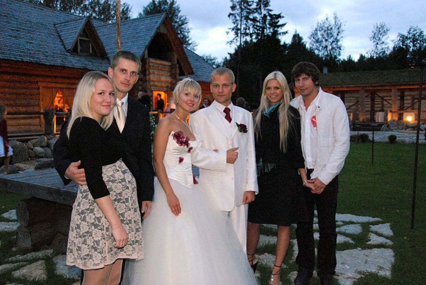 Evelyn ja Maido Parv oma pulmapäeval, 29. august 2008