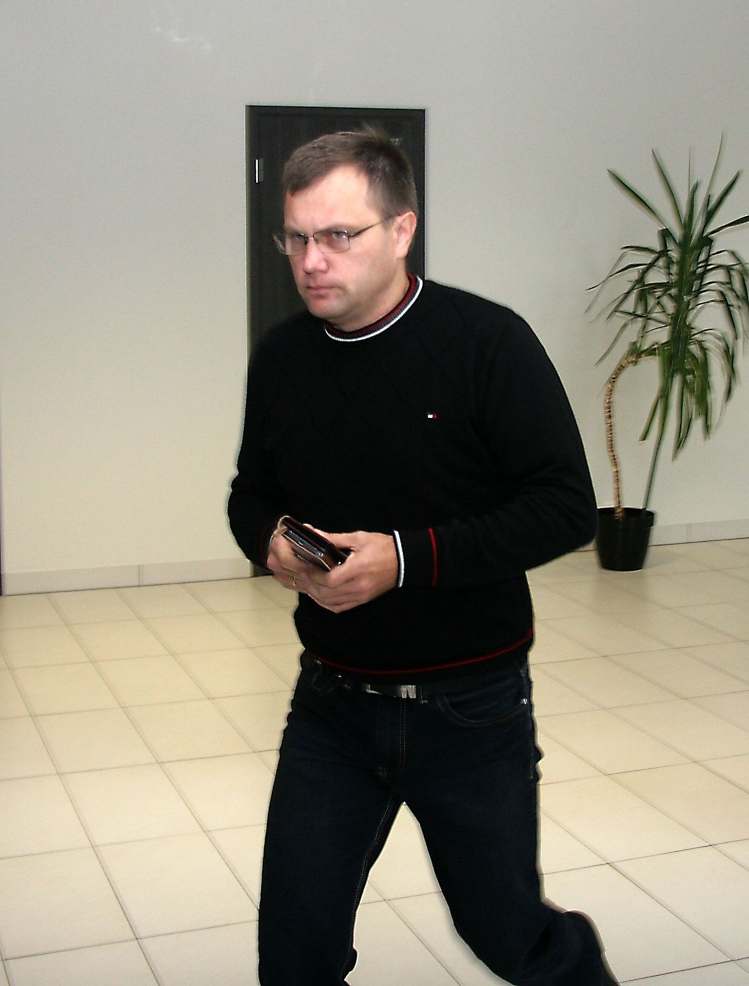 Игорь Горячев в суде.
