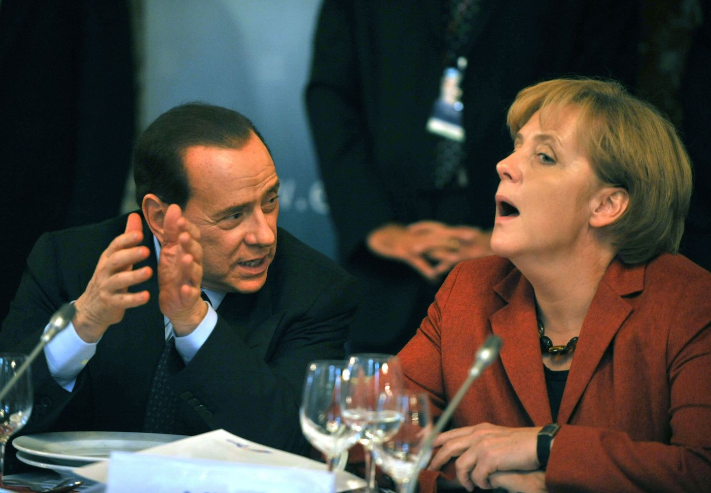 Silvio Berlusconi ja Angela Merkel