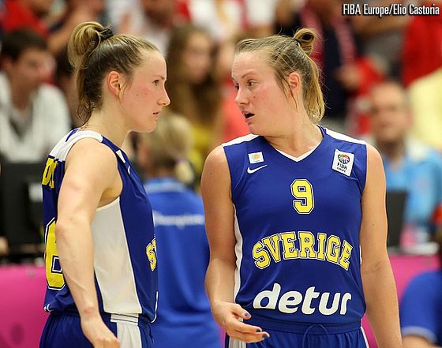 Rootsi naiskonna kaksikõed Frida ja Elin Eldebrink.
