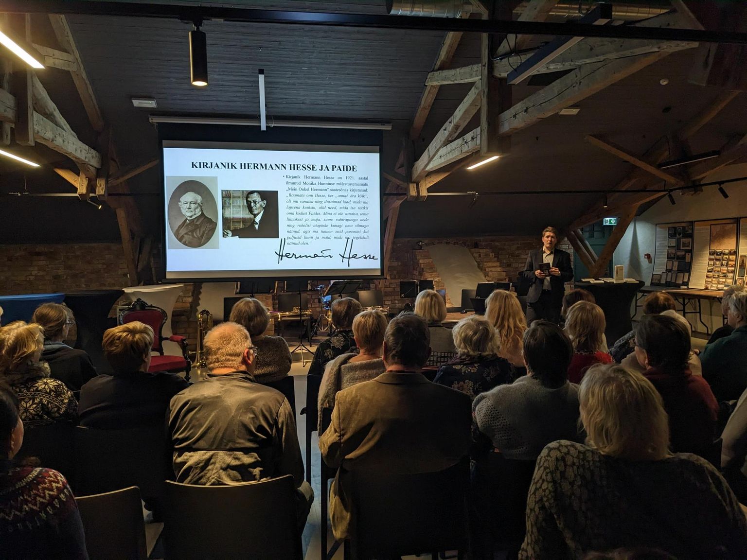 Hesse mälestusteraamatu esitlus kolmapäeval tõi Wittentseini tegevusmuuseumi palju huvilisi.