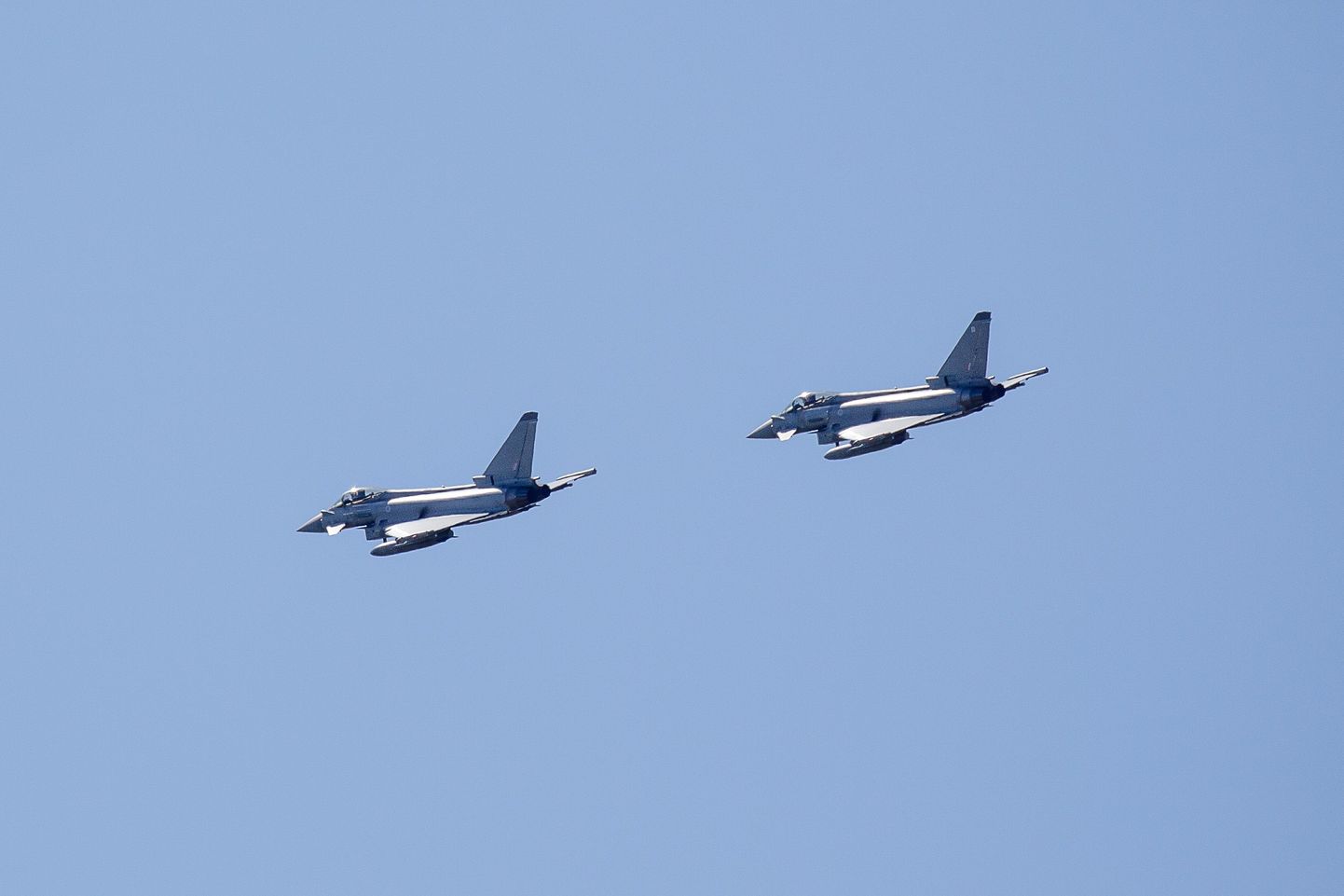 Истребители Eurofighter Typhoon. Иллюстративное фото.