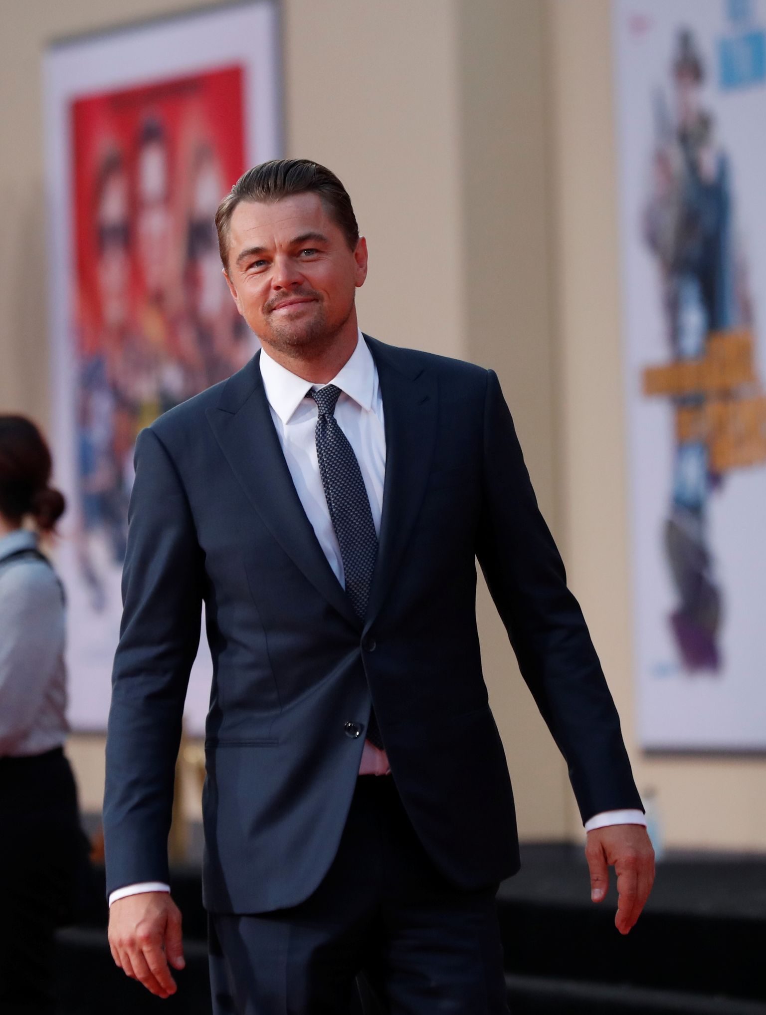 Filmas "Reiz Holivudā" pirmizrāde Losandželosā (Leonardo di Kaprio)