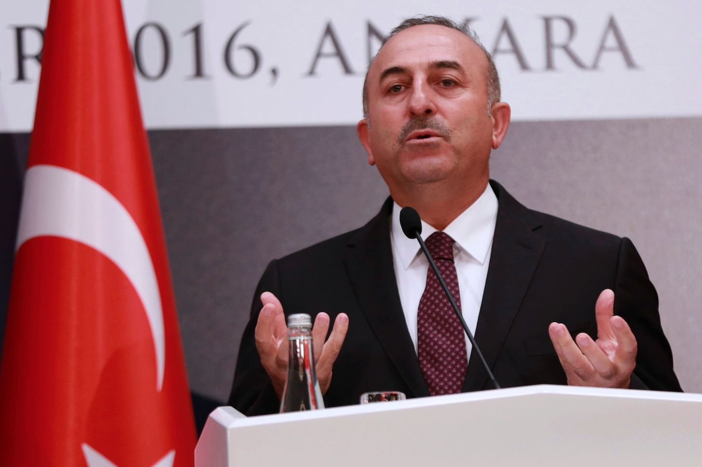 Türgi välisminister Mevlut Cavusoglu.