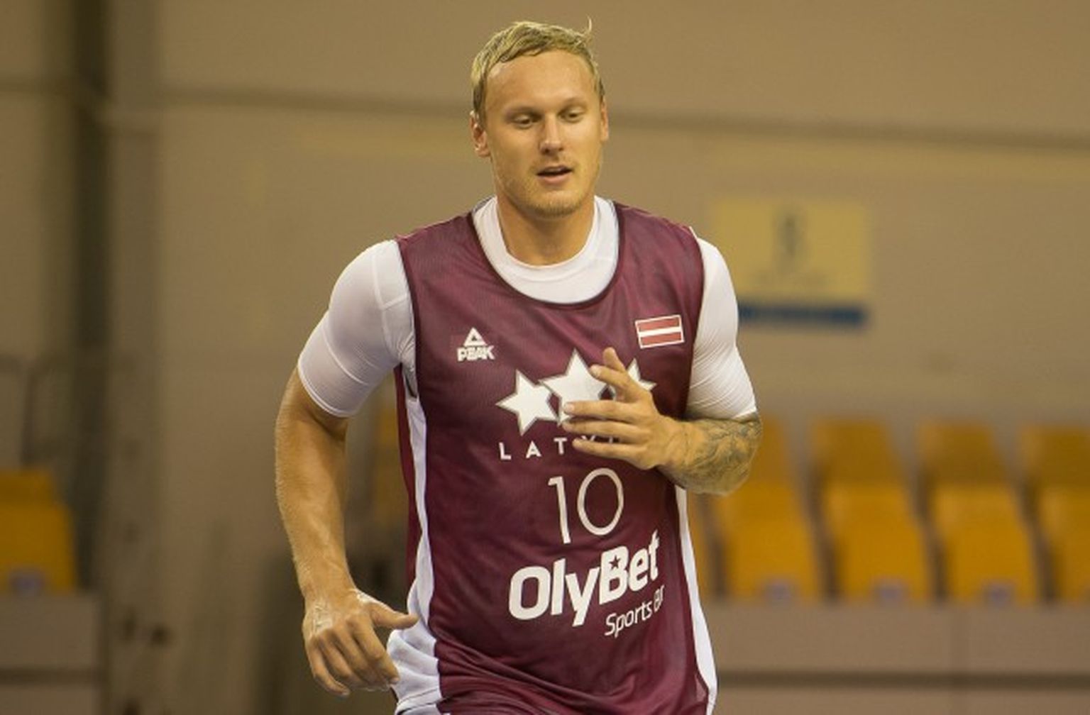 Latvijas izlases basketbolists Jānis Timma