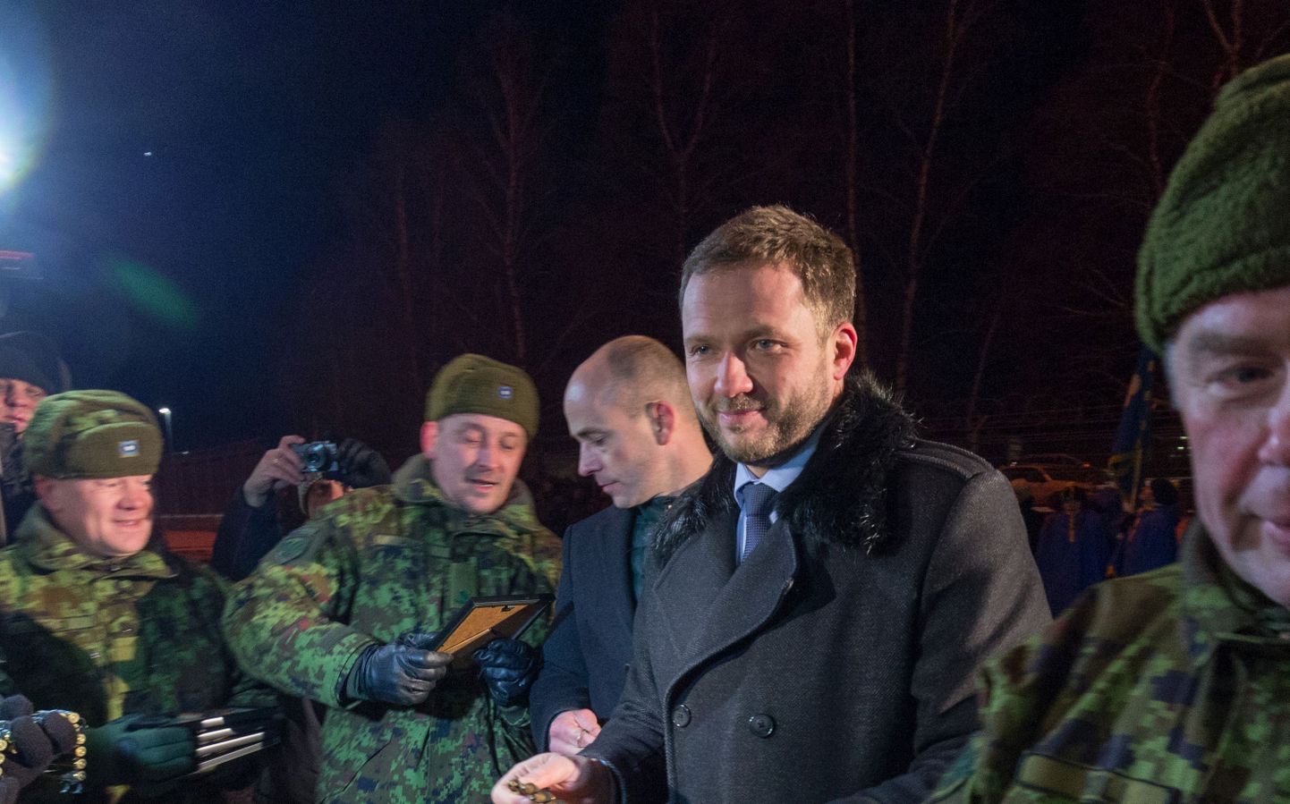 Kaitseminister Margus Tsahkna osales kolmapäeval Viljandis Kaitseliidu Sakala maleva uue hoone avamisel.