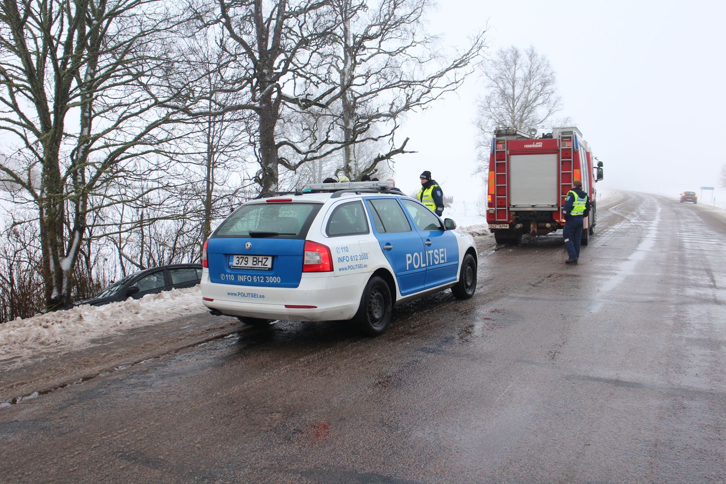 Liiklusõnnetus Pärnu-Rakvere maanteel