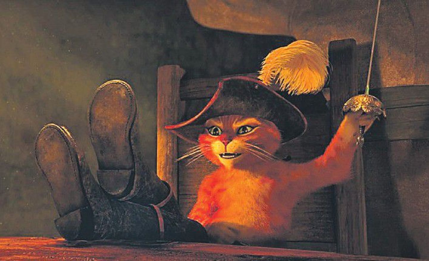 Кот в сапогах в мультике — Кот с большой буквы: благородный Робин Гуд, бесстрашный Зорро и дамский угодник Дон Жуан.