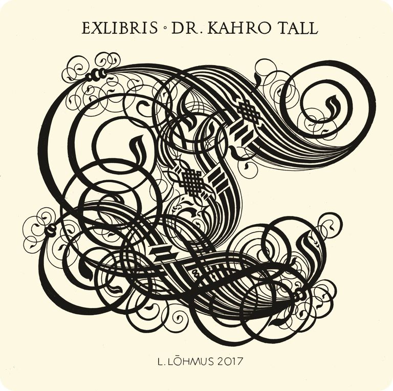 Dr. Kahro Talli eksliibris