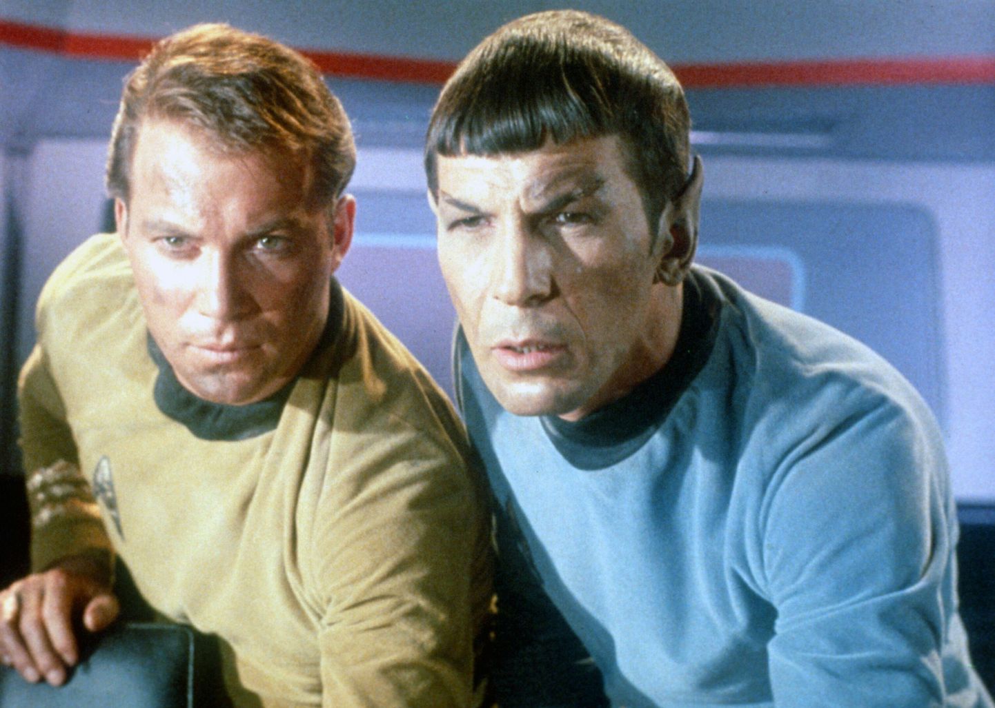William Shatner ja Leonard Nimoy telesarjas «Star Trek» aastal 1966