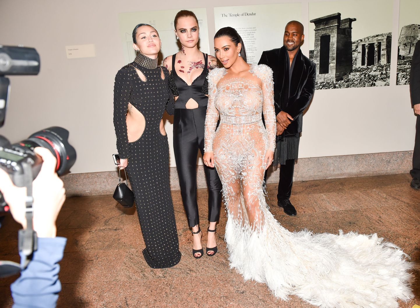 Kim Kardashian West, Cara Delevingne, Miley Cyrus