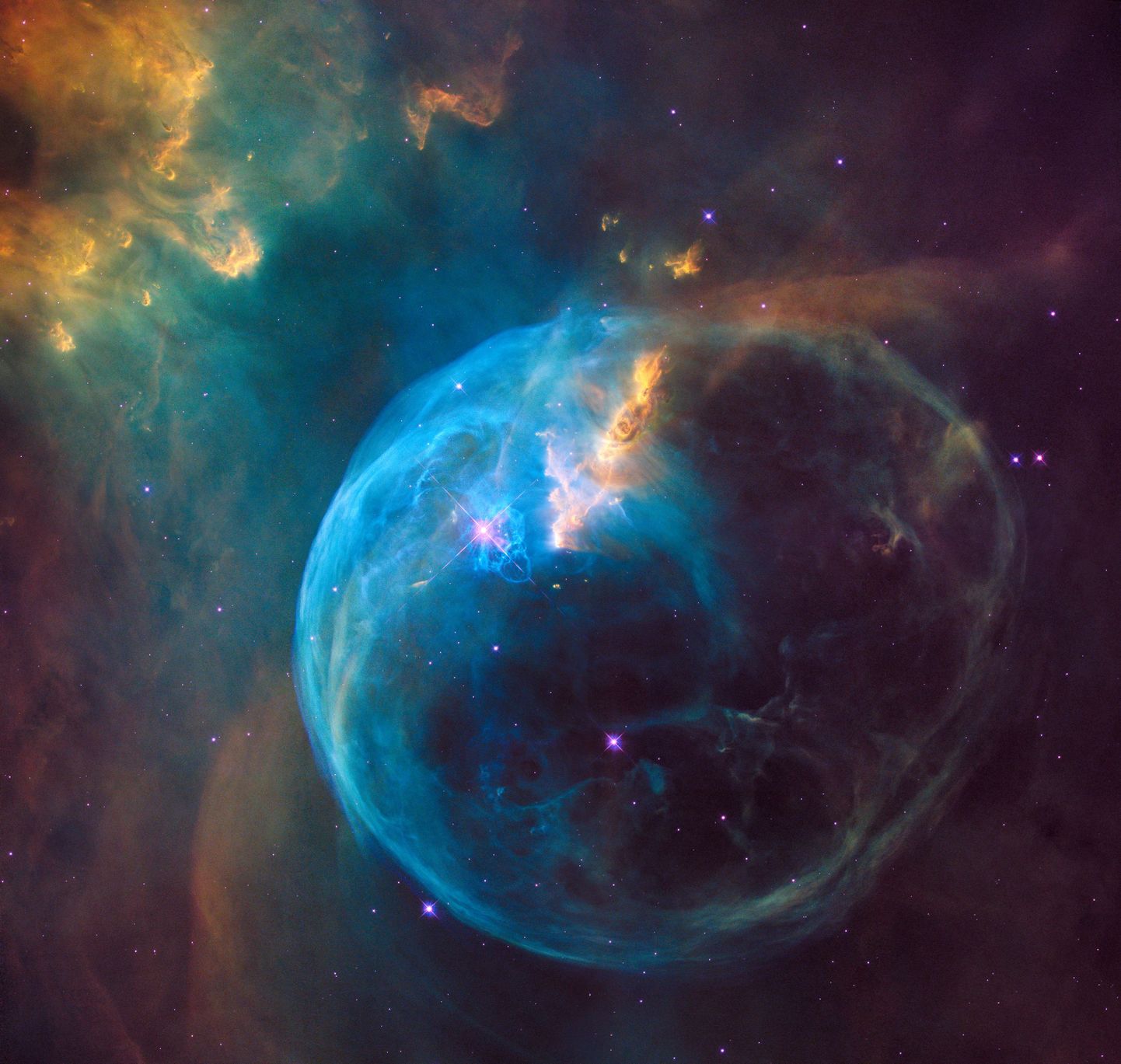 Universumi kõige külmem objekt osutus kahe tähe hauaks. Pilt on illustratiivne.