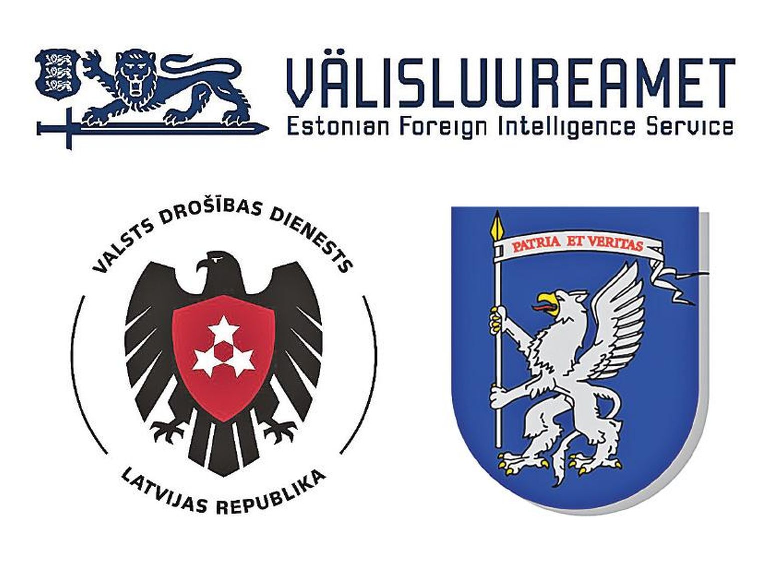 Eesti välisluureameti sõsarjulgeolekuteenistus Lätis on Valsts drošības dienests (VDD) ning Leedus Valstybės saugumo departamentas (VSD).