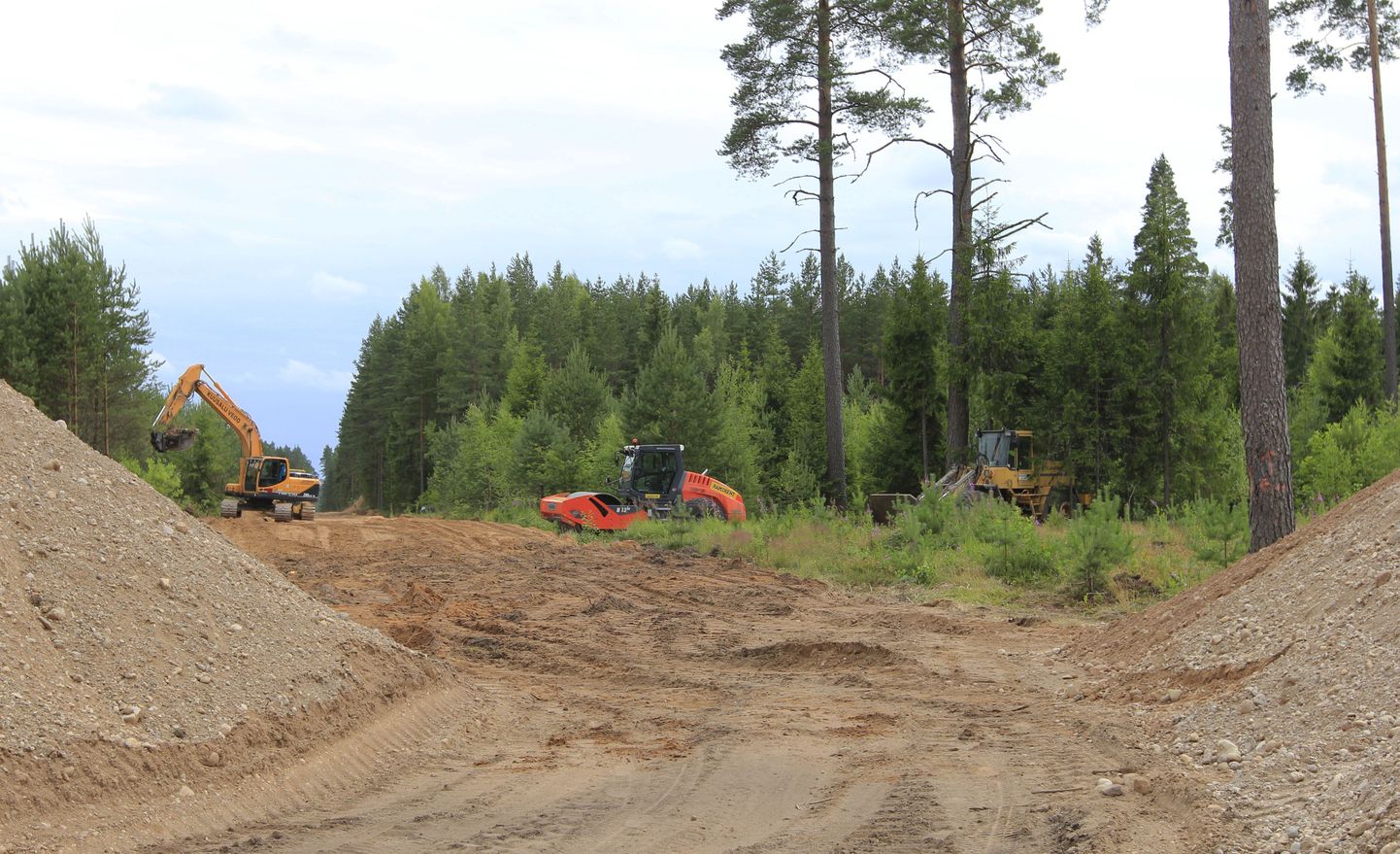 Tõlliste vald, 23.07.2015
Metsatee ehitus
Foto: Ülla Tamm/Valgamaalane