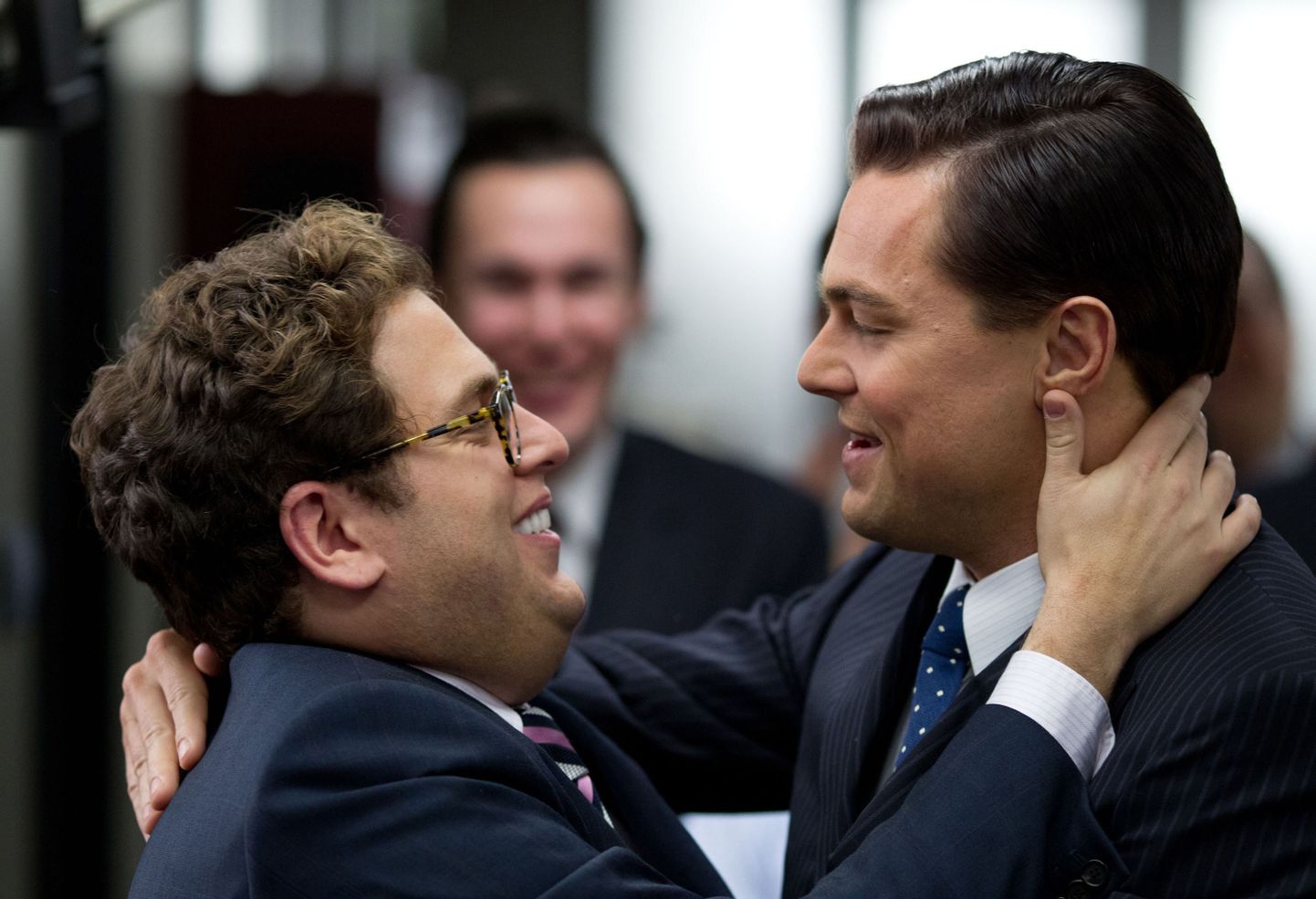 Jonah Hill, Leonardo DiCaprio, "The Wolf of Wall Street"
