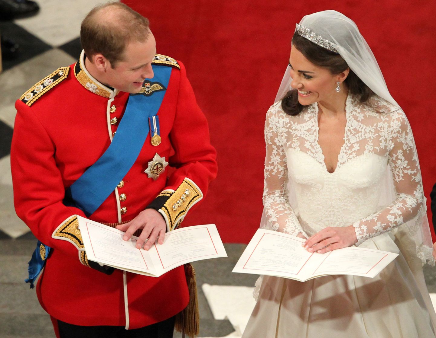 Prints William  ja ta pruut Kate Middleton