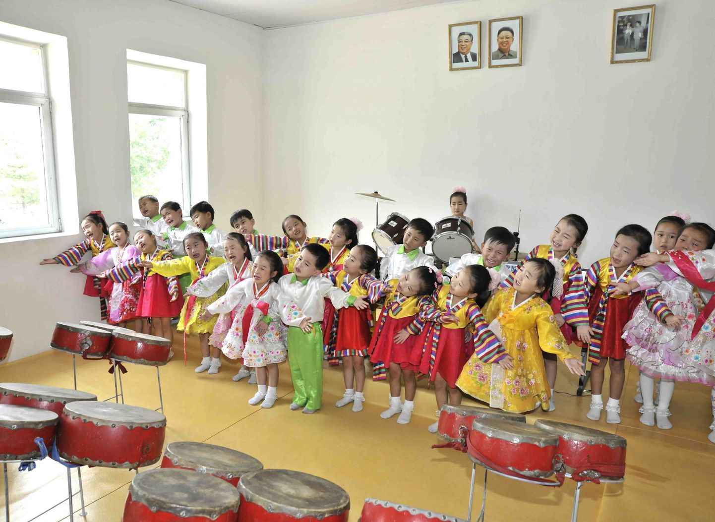 Põhja-Korea lasteaialapsed