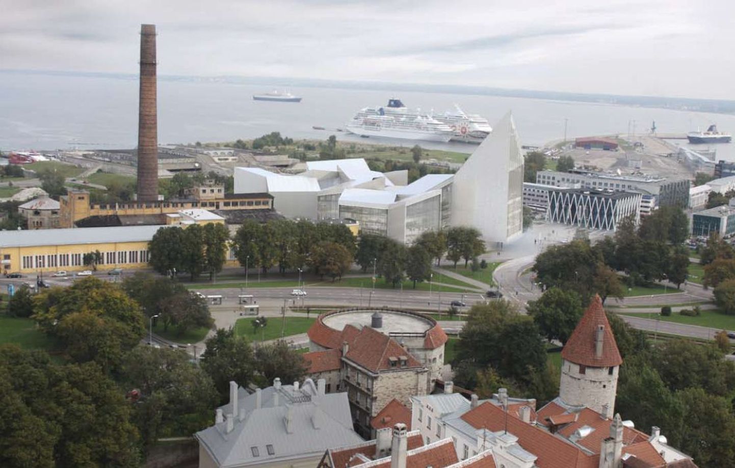 Tallinna uus raehoone Taani arhitektide nägemuses.