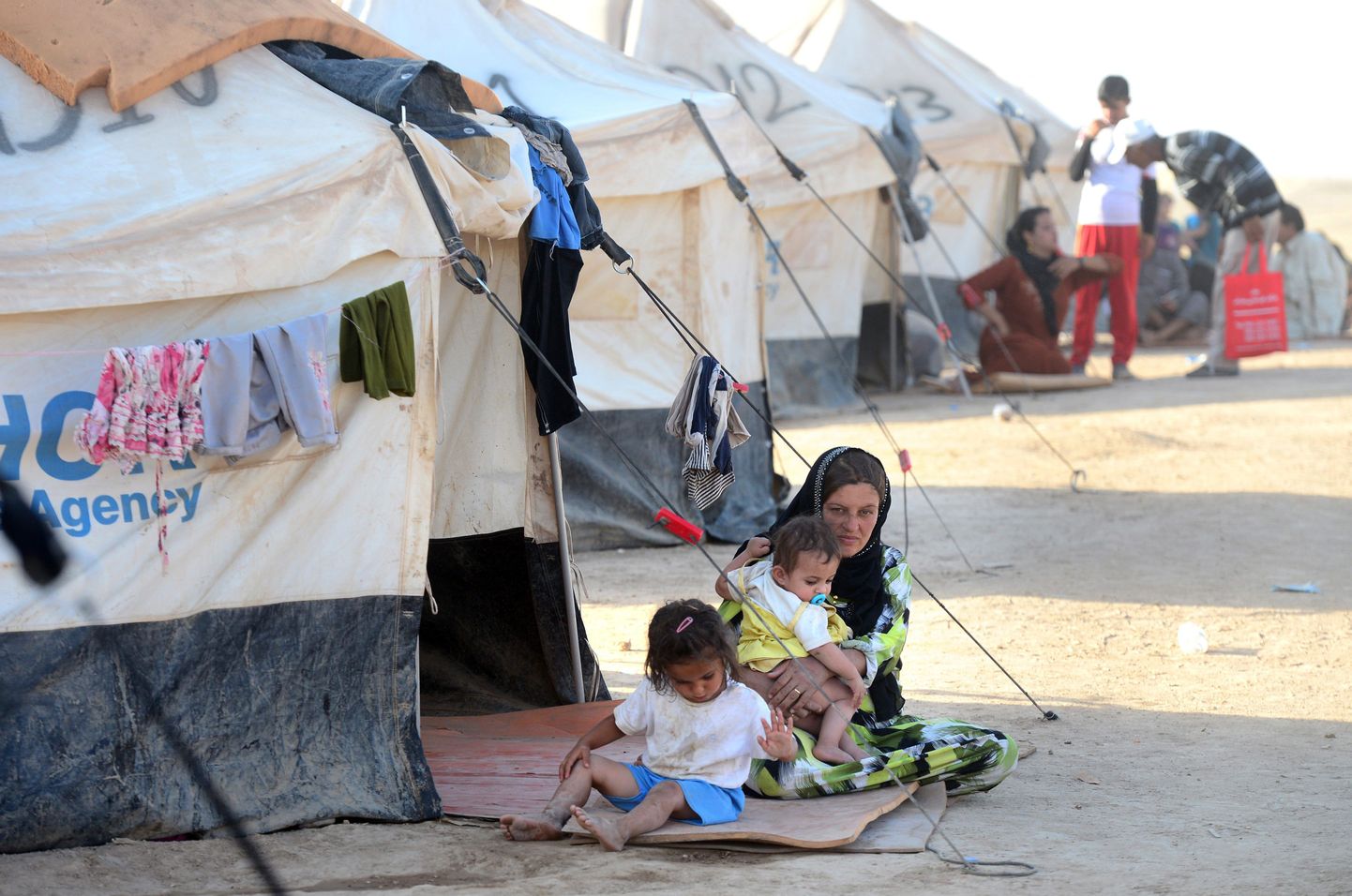 Maailmas on enim siseriiklikke põgenikke. Fotol ISILI eest põgenenud Iraagi Arbili põgenikelaagris