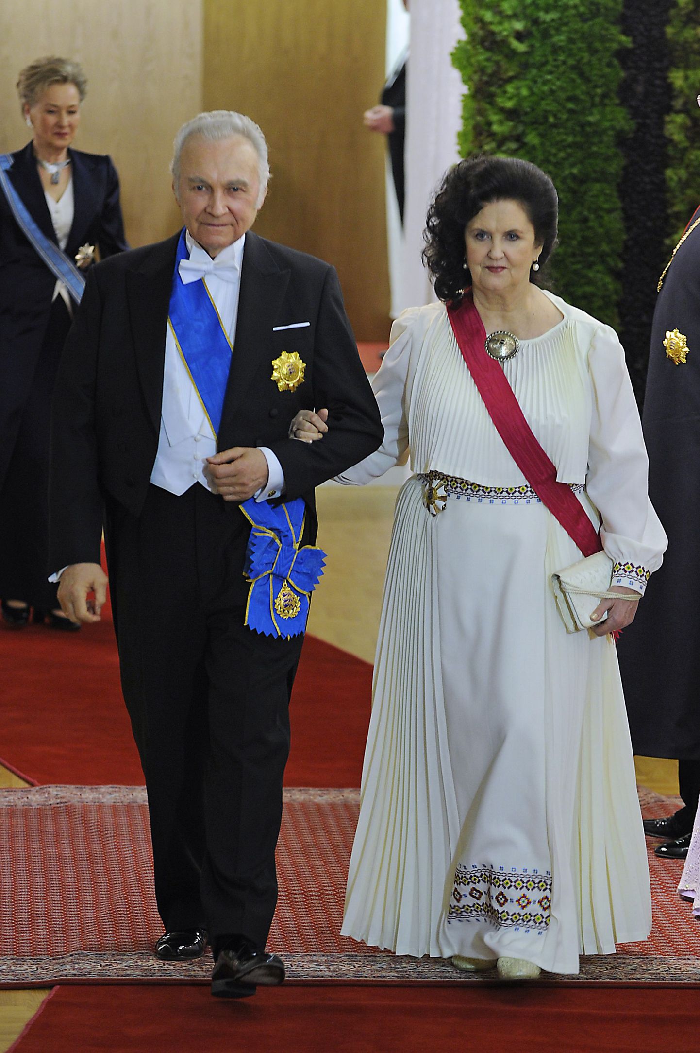 Endine president Arnold Rüütel ja tema abikaasa Ingrid Rüütel.
