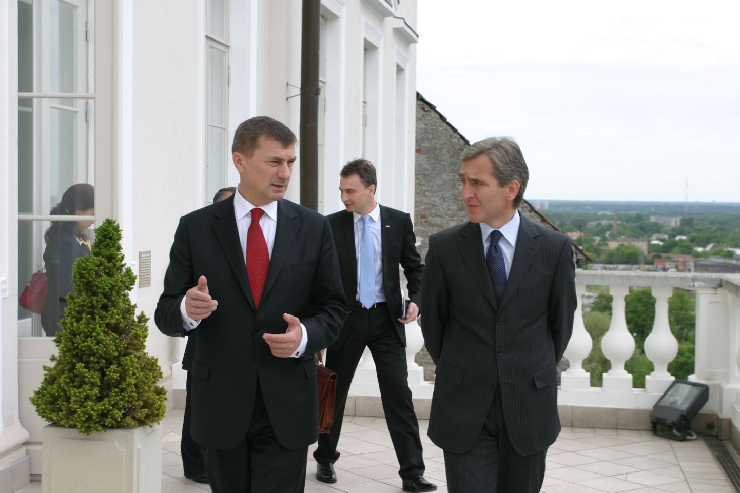 Peaminister Andrus Ansip ja Moldova välisminister Iurie Leancă.
